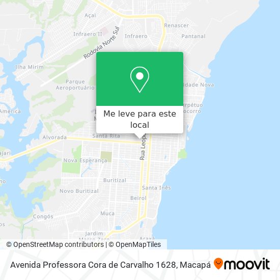 Avenida Professora Cora de Carvalho 1628 mapa