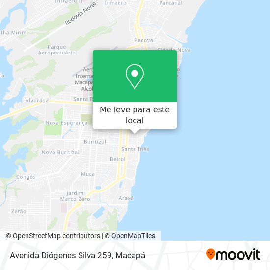 Avenida Diógenes Silva 259 mapa