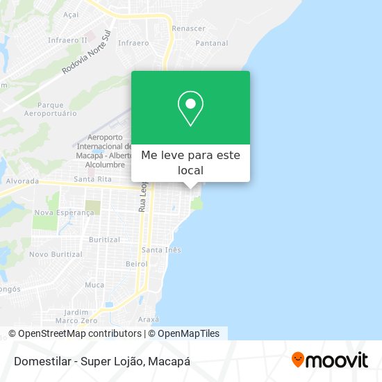 Domestilar - Super Lojão mapa