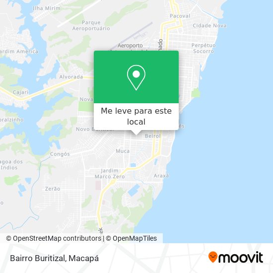 Bairro Buritizal mapa