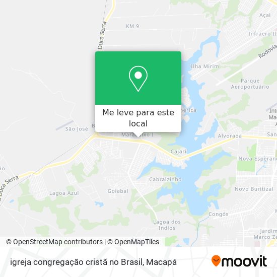 igreja congregação cristã no Brasil mapa