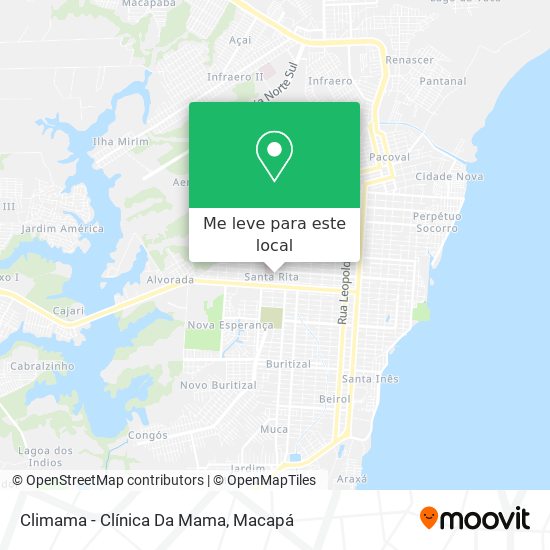 Climama - Clínica Da Mama mapa