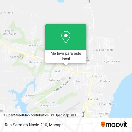 Rua Serra do Navio 210 mapa