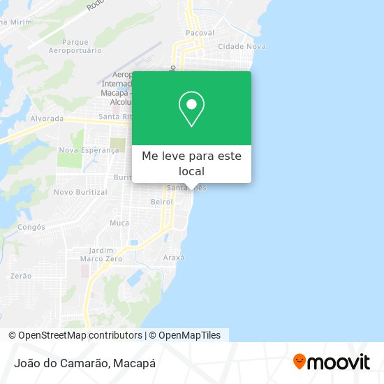 João do Camarão mapa