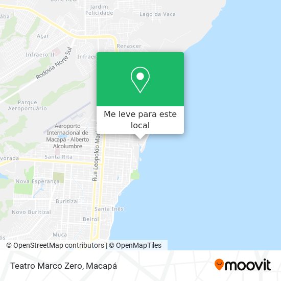 Teatro Marco Zero mapa