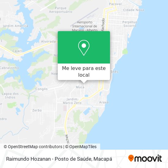 Raimundo Hozanan - Posto de Saúde mapa