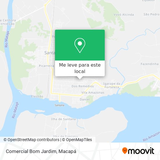 Comercial Bom Jardim mapa
