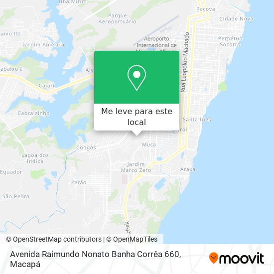 Avenida Raimundo Nonato Banha Corrêa 660 mapa