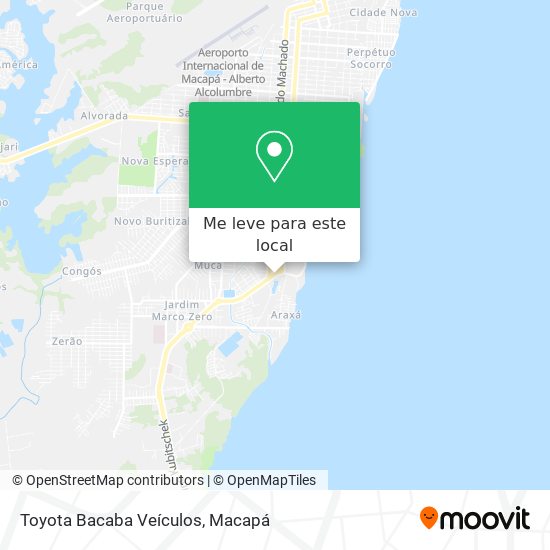 Toyota Bacaba Veículos mapa