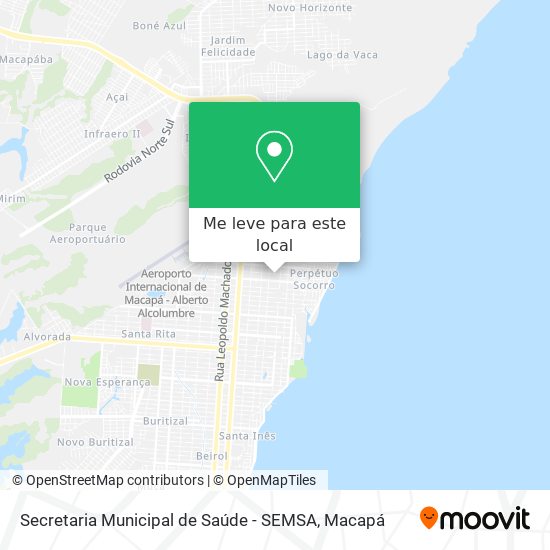 Secretaria Municipal de Saúde - SEMSA mapa