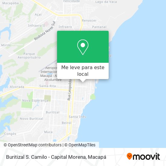Buritizal S. Camilo - Capital Morena mapa