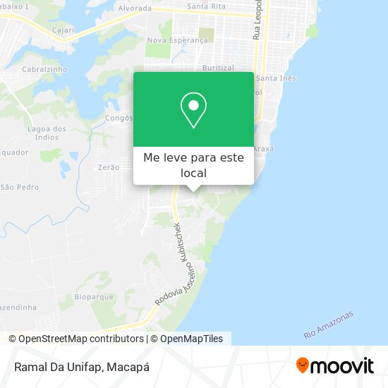 Ramal Da Unifap mapa