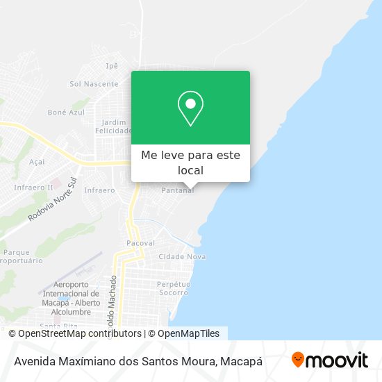 Avenida Maxímiano dos Santos Moura mapa