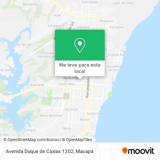 Avenida Duque de Caxias 1202 mapa