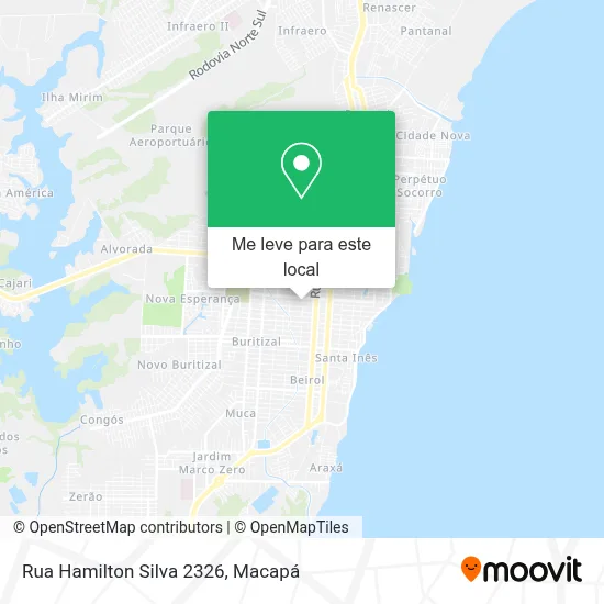 Rua Hamilton Silva 2326 mapa