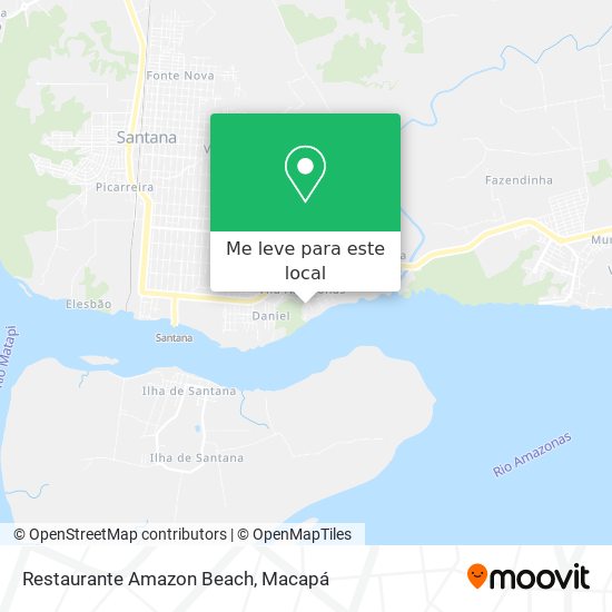 Restaurante Amazon Beach mapa