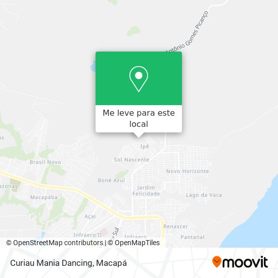 Curiau Mania Dancing mapa