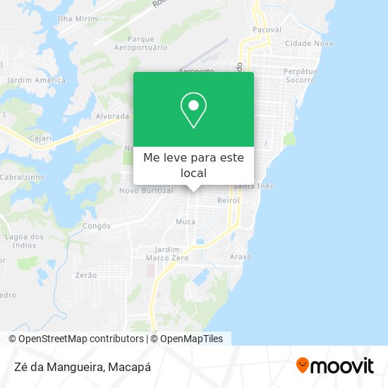 Zé da Mangueira mapa
