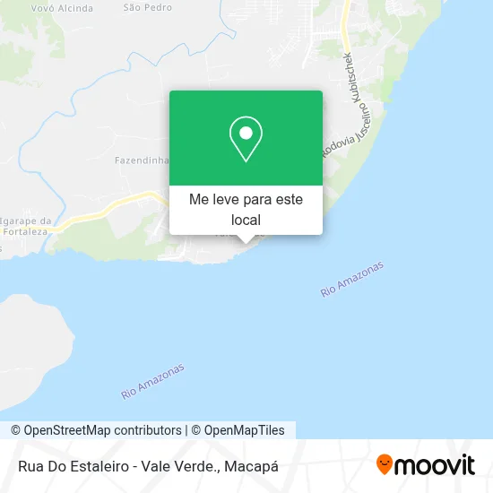 Rua Do Estaleiro - Vale Verde. mapa