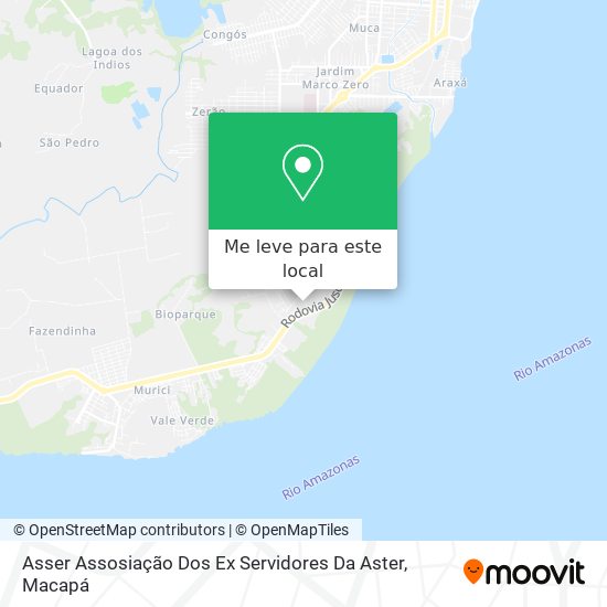 Asser Assosiação Dos Ex Servidores Da Aster mapa