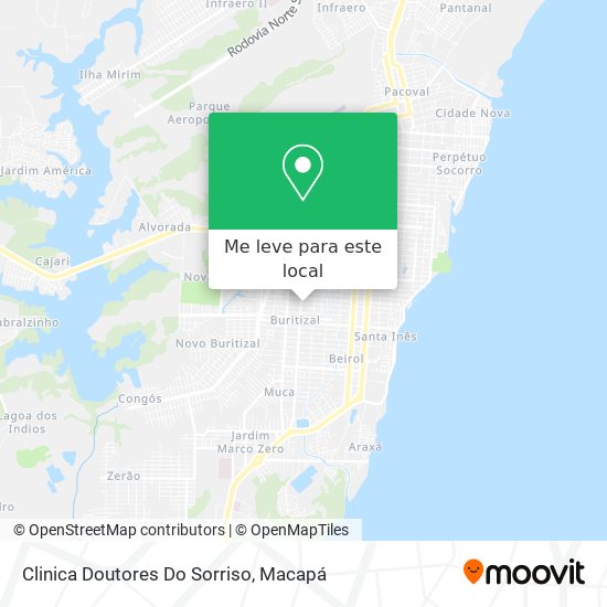 Clinica Doutores Do Sorriso mapa