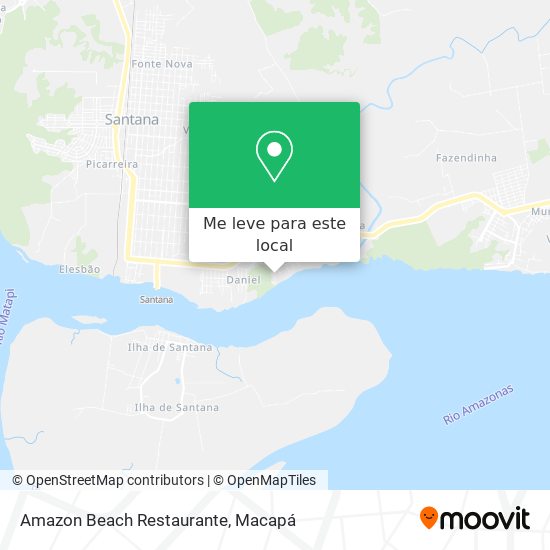 Amazon Beach Restaurante mapa