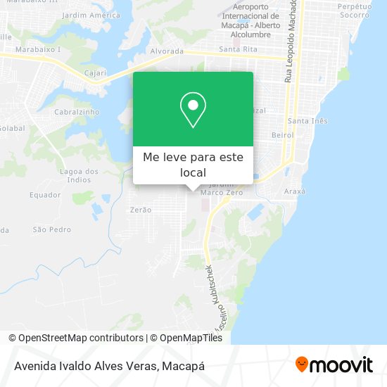 Avenida Ivaldo Alves Veras mapa