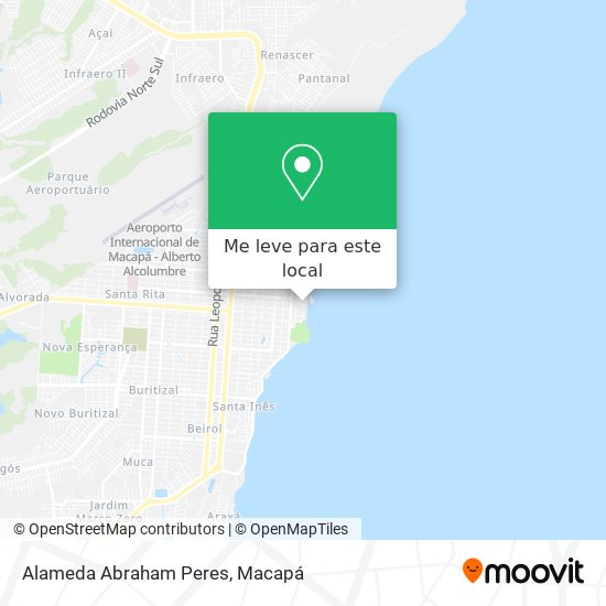 Alameda Abraham Peres mapa