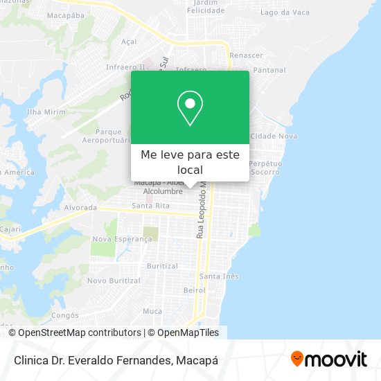 Clinica Dr. Everaldo Fernandes mapa