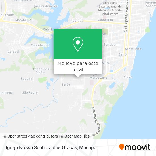 Igreja Nossa Senhora das Graças mapa