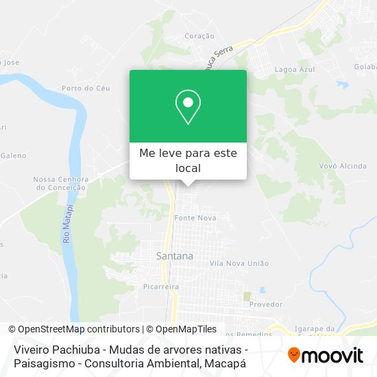 Viveiro Pachiuba - Mudas de arvores nativas - Paisagismo - Consultoria Ambiental mapa