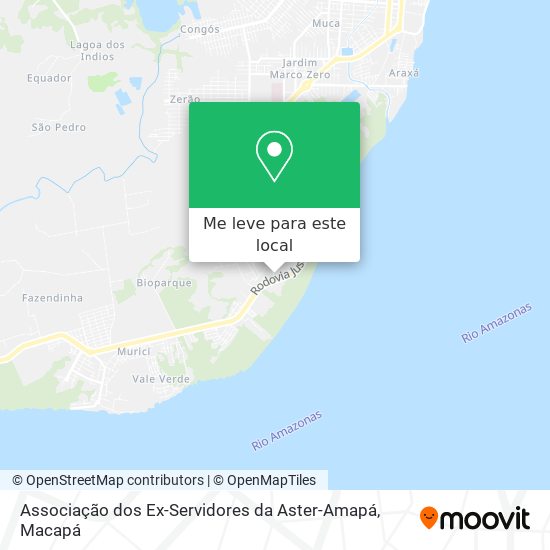 Associação dos Ex-Servidores da Aster-Amapá mapa