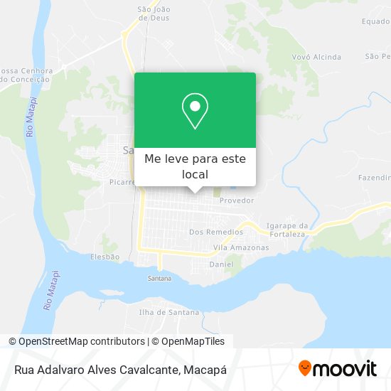 Rua Adalvaro Alves Cavalcante mapa