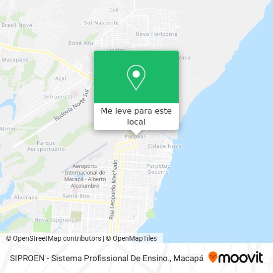 SIPROEN - Sistema Profissional De Ensino. mapa
