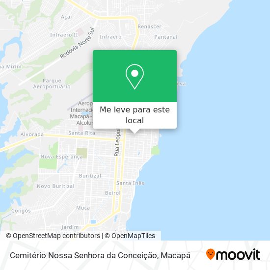 Cemitério Nossa Senhora da Conceição mapa