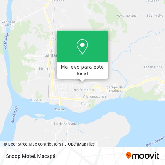 Snoop Motel mapa