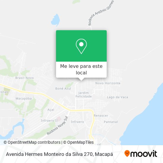 Avenida Hermes Monteiro da Silva 270 mapa