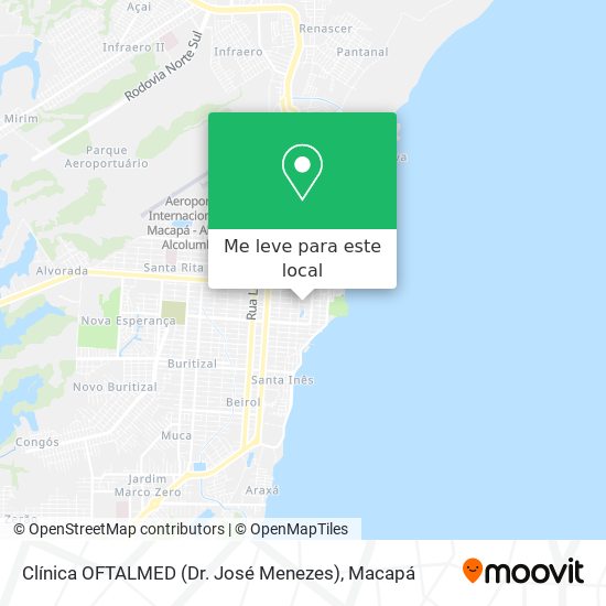 Clínica OFTALMED (Dr. José Menezes) mapa