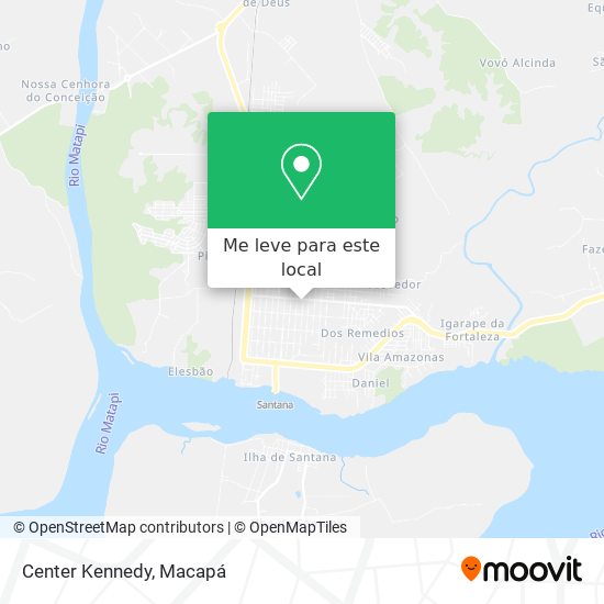 Center Kennedy mapa