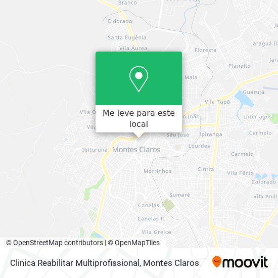 Clinica Reabilitar Multiprofissional mapa