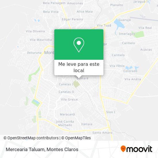 Mercearia Taluam mapa