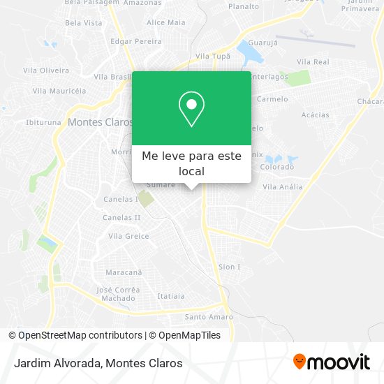 Jardim Alvorada mapa