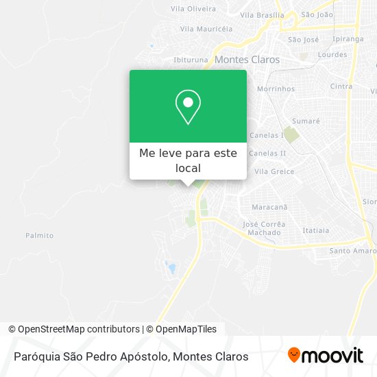 Paróquia São Pedro Apóstolo mapa