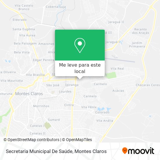 Secretaria Municipal De Saúde mapa