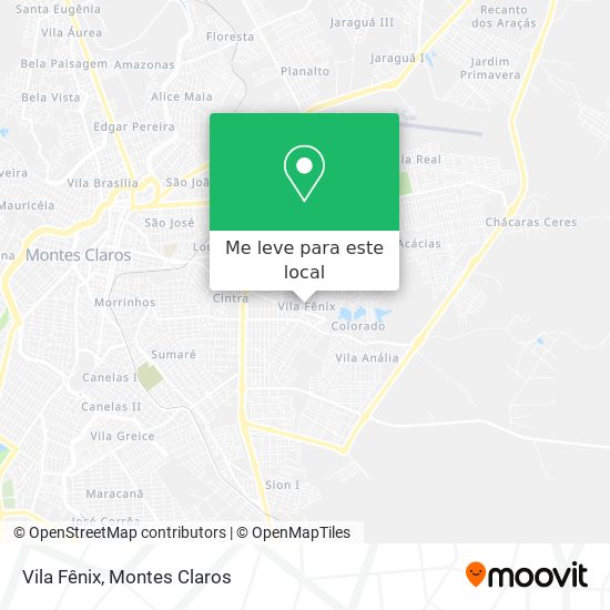 Vila Fênix mapa