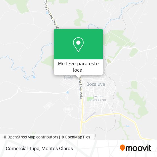 Comercial Tupa mapa