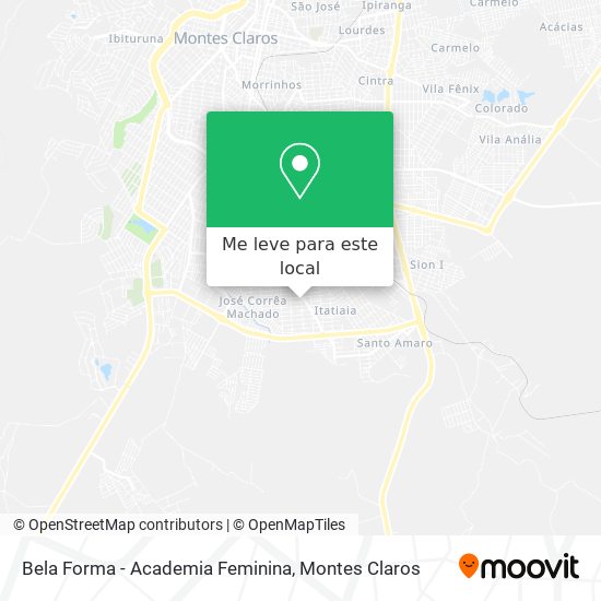Bela Forma - Academia Feminina mapa