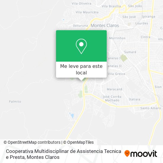 Cooperativa Multidisciplinar de Assistencia Tecnica e Presta mapa