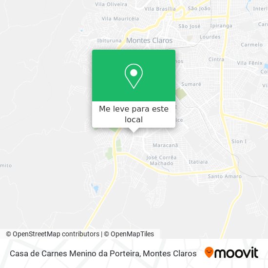Casa de Carnes Menino da Porteira mapa