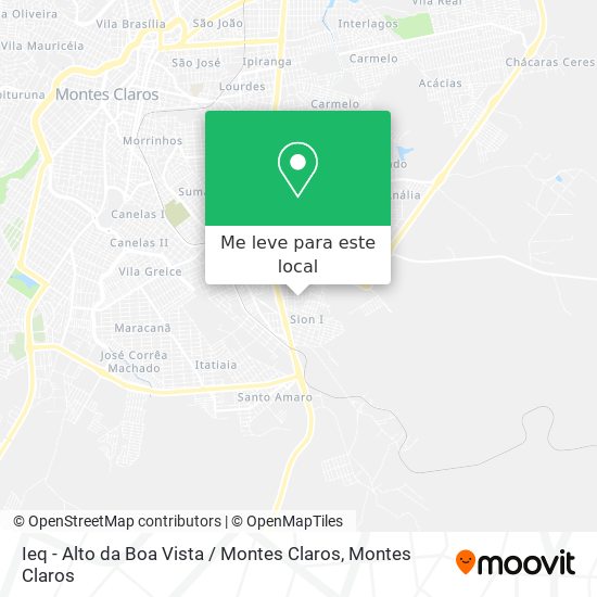 Ieq - Alto da Boa Vista / Montes Claros mapa